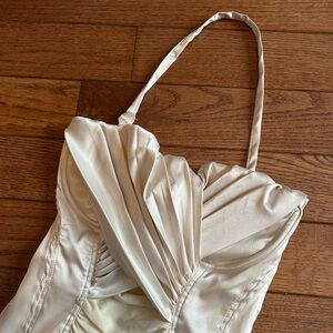 Y2K ruched Foxy Jeans bodycon cocktail dress